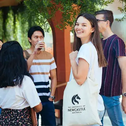 A group of university students